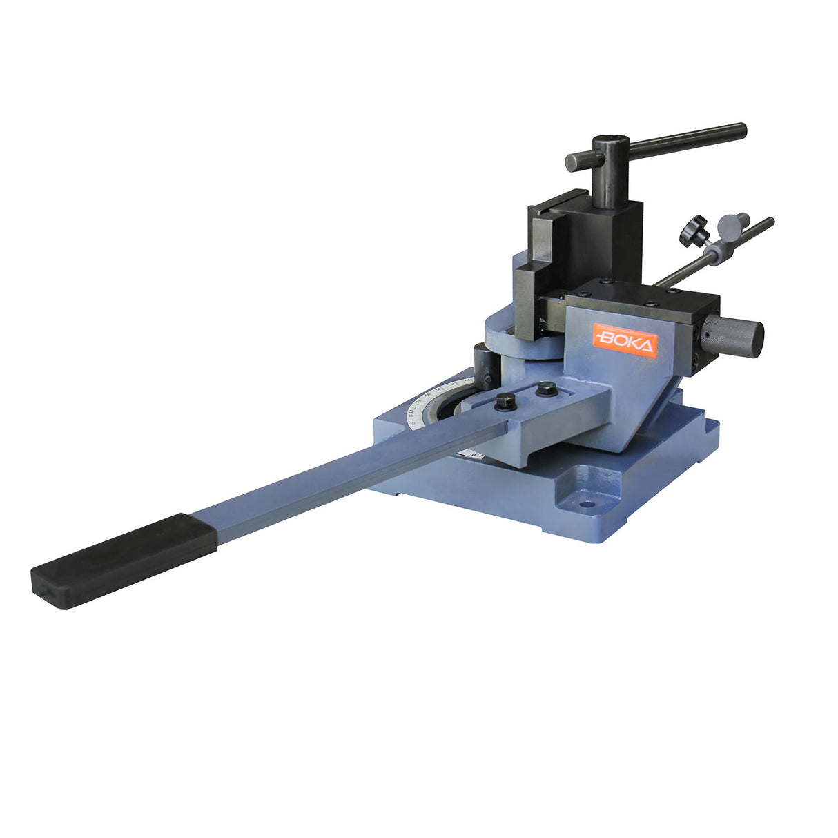 BOKA UB-100A Universal Metal Bender for Heavy-Duty Work - Robust Design for Hot and Cold Sheet Metal Working - Bender for Flat, Round and Square Iron Bars (Universal Bender)
