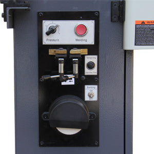 BOKA VS-300 Vertical Band Saw with 310 mm cutting width, 185 mm cutting height, digital display, adjustable table and saw blade repair tools