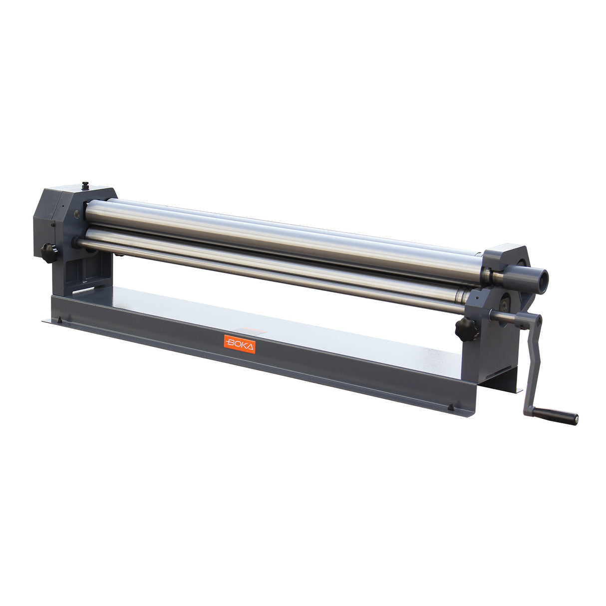 BOKA roll flanging machine, sheet metal rolling machine with removable rolls, 1300 mm 3-roll round bending machine for sheet metal and pipes W01-5116