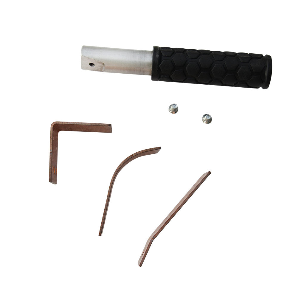 BOKA Copper Welding Aid, 3-piece set: Flat, Curved, Right Angle, 100% Copper