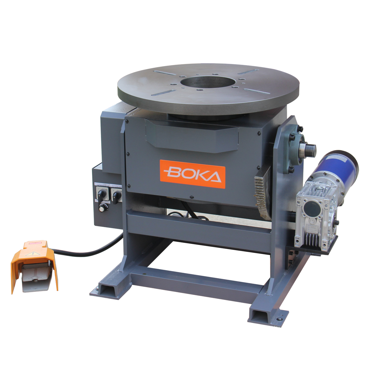 BOKA WP-500T welding positioner, rotary table for welding, 68 mm chuck hole, 360° rotatable, for precise welding and positioning of workpieces