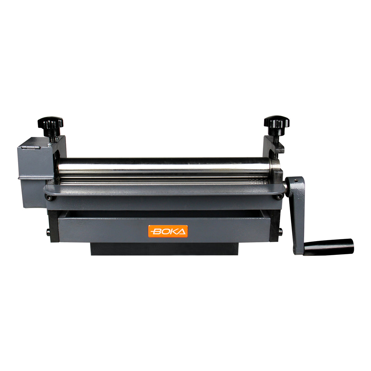 BOKA Drei-Walzen Rundbiegemaschine, manuelle Walzenbiegemaschine für Blech bis 300 mm / 1,0 mm, kompakte Rollbiegemaschine mit Drahtnuten, leicht zu warten, SJ-300