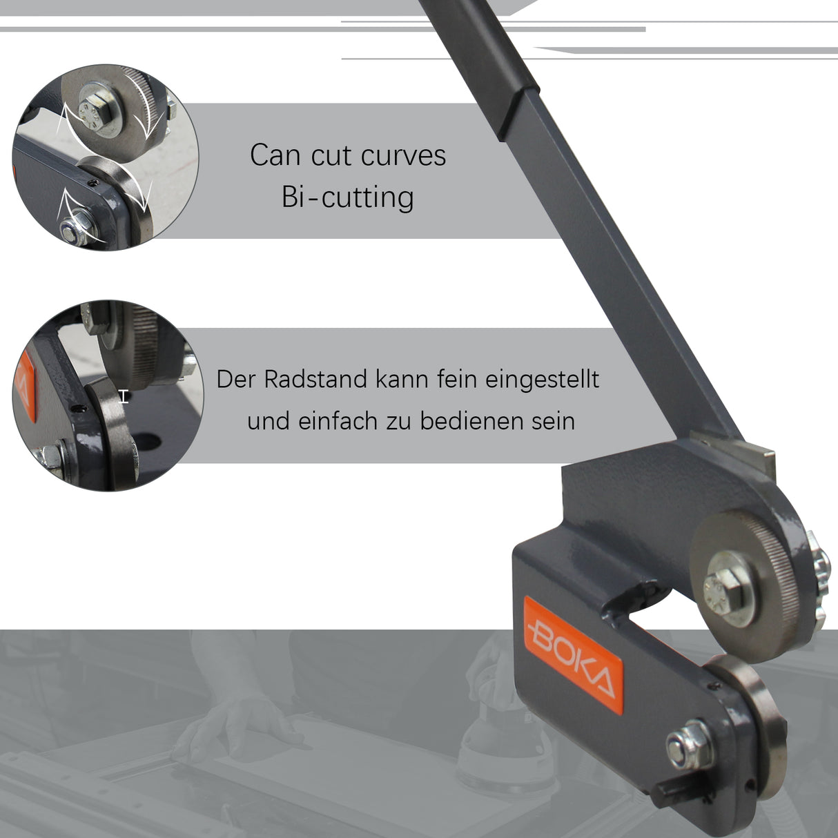 BOKA roller sheet shears MMS-1 roller shears for sheet metal up to 0.8 mm