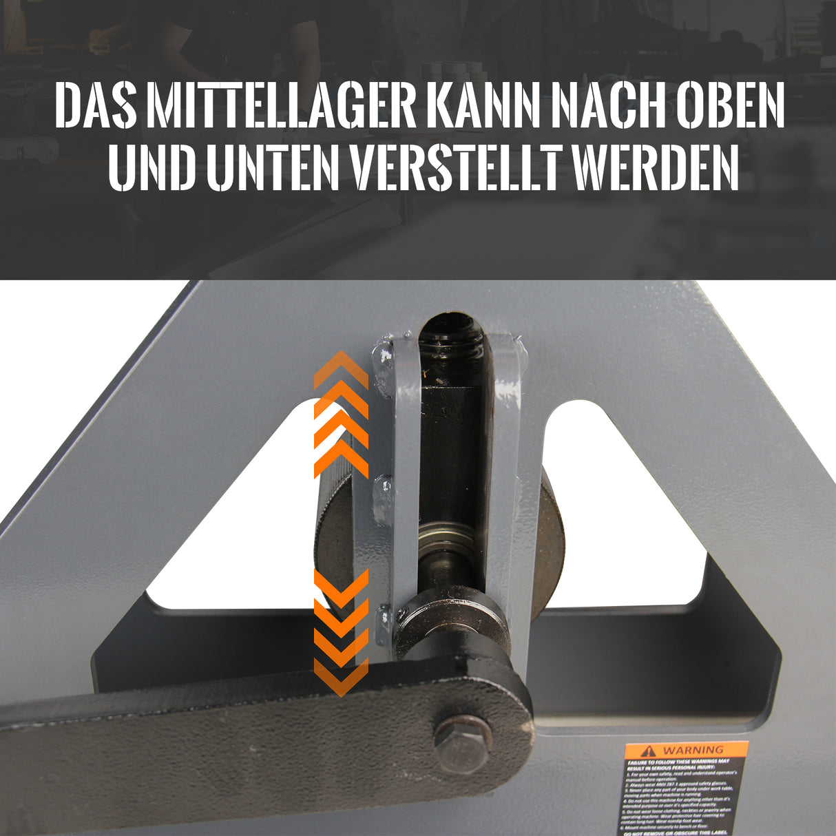 BOKA TR-40 pipe bender, manual roll bending machine for square and rectangular pipes, maximum capacity 40 x 1.5 mm, robust and versatile