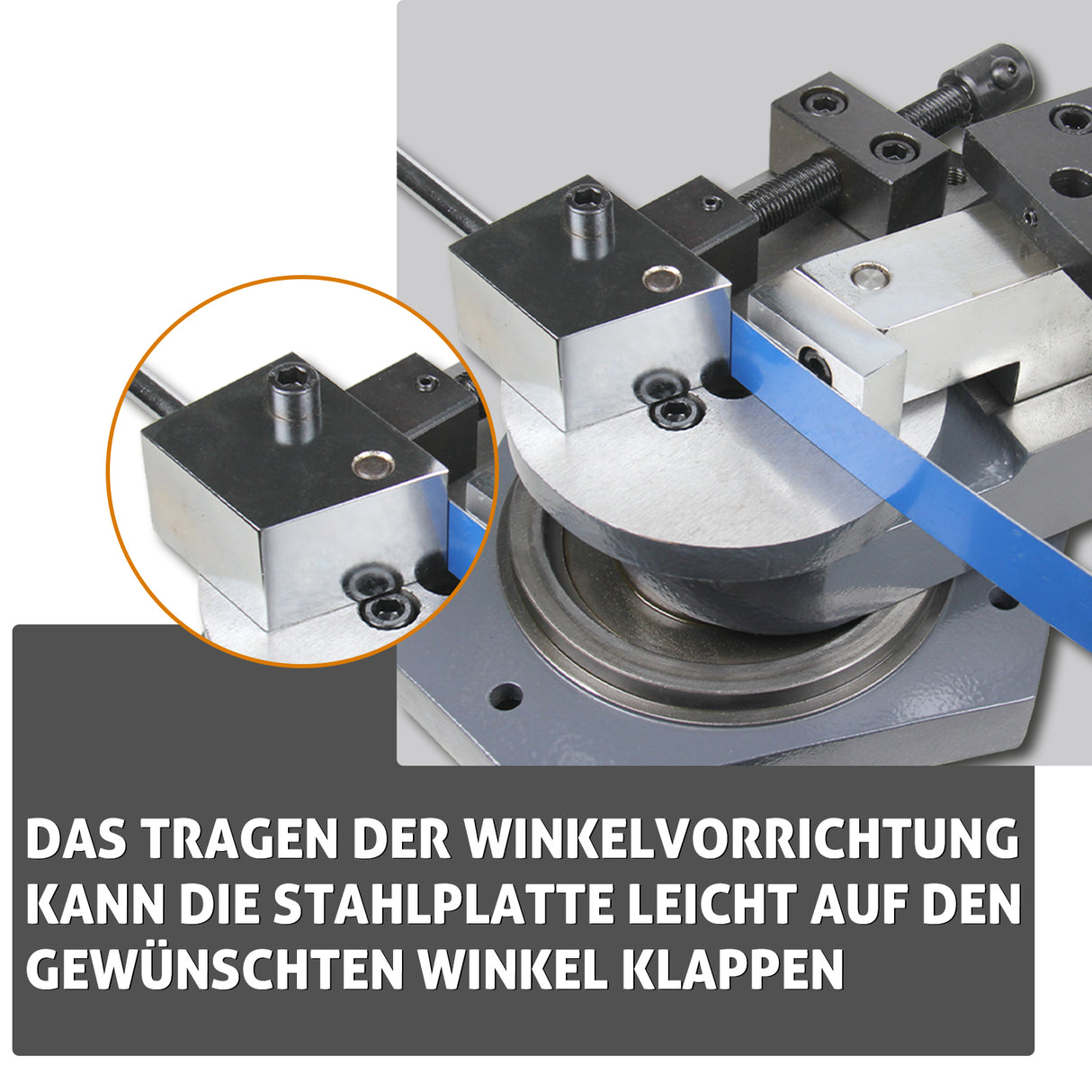 BOKA SBG-40 Heavy Duty Universal Bender, Combined Scroll, Radius and Angle Bending, Metal Scroll Bender, Metal Bending Machine