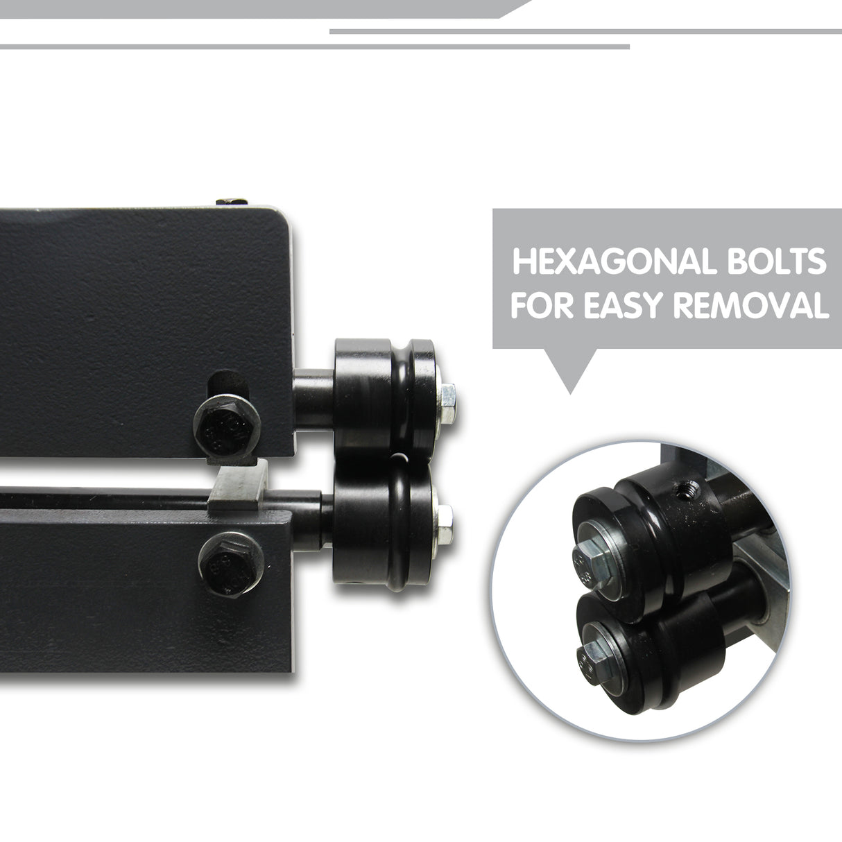 BOKA RM-18 460mm beading machine flanging machine for 1.2 mm steel sheet including 6 standard roller pairs, manual round bending machine