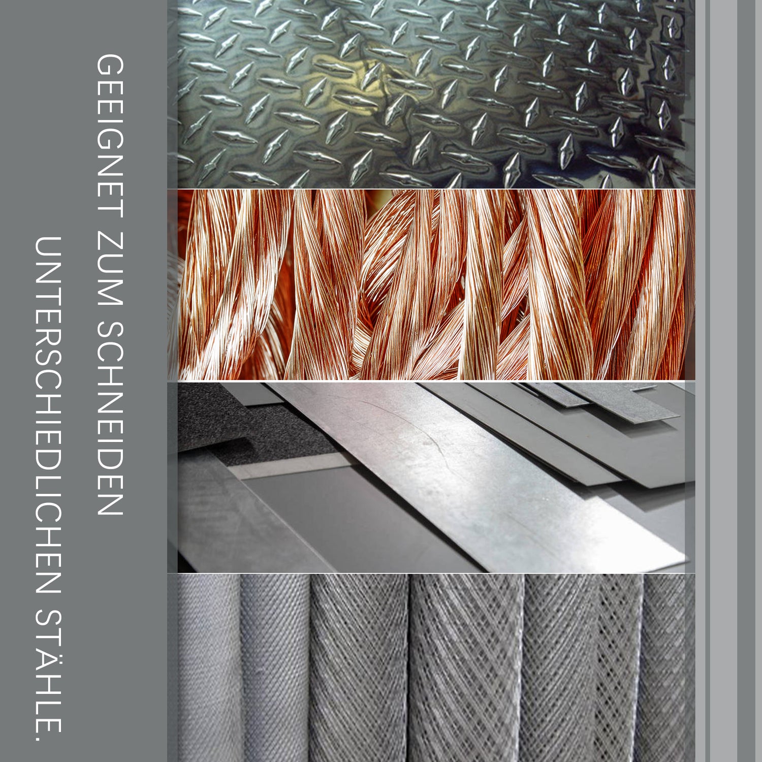 BOKA Handhebelschere Blech 150mm Klingenlänge mit T10 Stahl Blechschere Hebelschere für 6 mm Dicke, Abkantbank