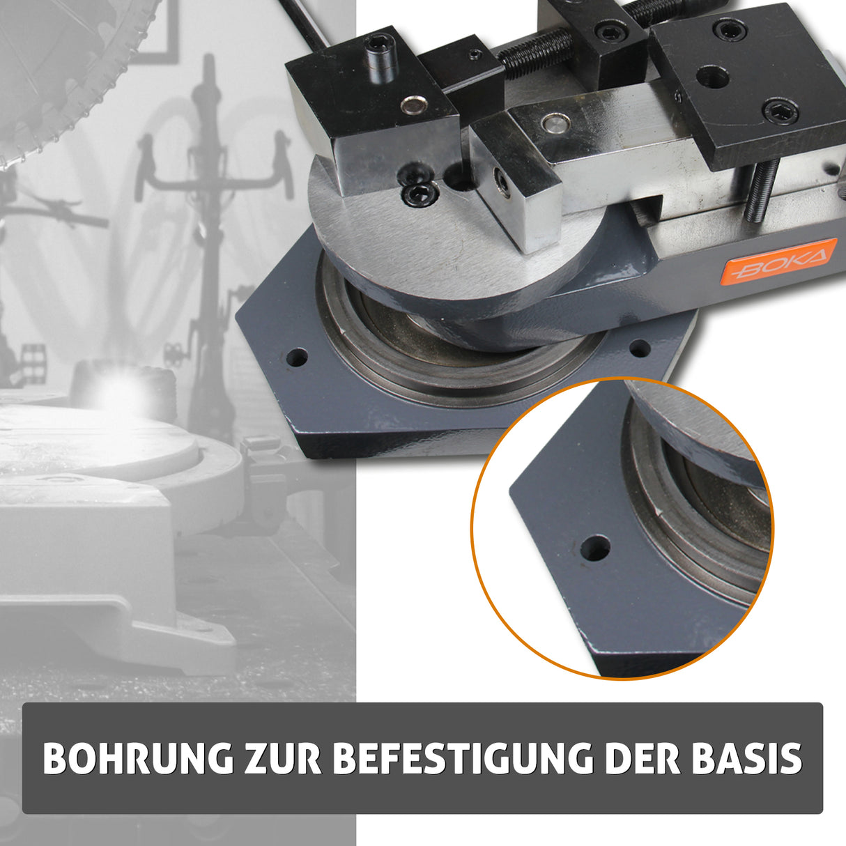 BOKA SBG-40 Heavy Duty Universal Bender, Combined Scroll, Radius and Angle Bending, Metal Scroll Bender, Metal Bending Machine