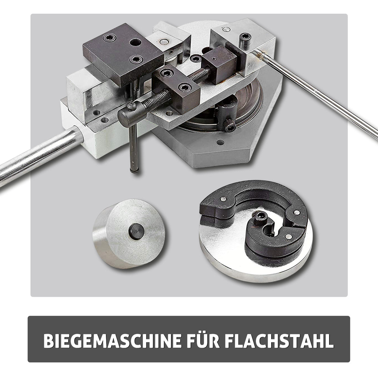 BOKA SBG-40 Heavy Duty Universal Bender, Combined Scroll, Radius and Angle Bending, Metal Scroll Bender, Metal Bending Machine