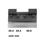 BOKA Biegevorrichtung für Schraubstock, 100–200 mm mit Segmentbiegefingern und Magnethalterung, Abkantbacken für präzises Blechbiegen bis 0–90°