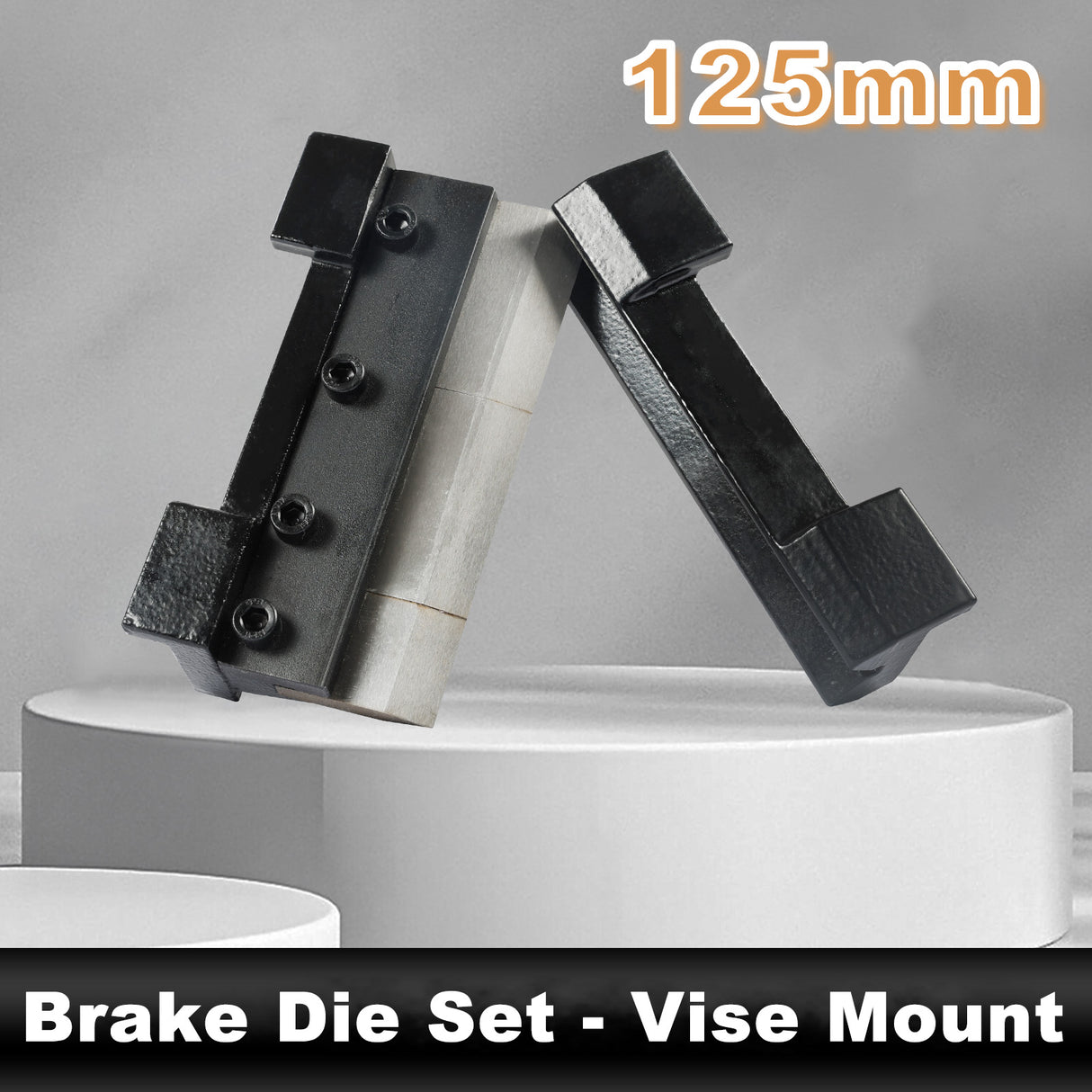 BOKA Biegevorrichtung für Schraubstock, 100–200 mm mit Segmentbiegefingern und Magnethalterung, Abkantbacken für präzises Blechbiegen bis 0–90°