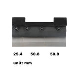 BOKA Biegevorrichtung für Schraubstock, 100–200 mm mit Segmentbiegefingern und Magnethalterung, Abkantbacken für präzises Blechbiegen bis 0–90°