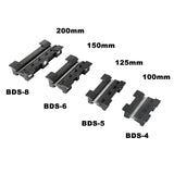 BOKA Biegevorrichtung für Schraubstock, 100–200 mm mit Segmentbiegefingern und Magnethalterung, Abkantbacken für präzises Blechbiegen bis 0–90°