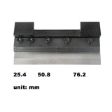 BOKA Biegevorrichtung für Schraubstock, 100–200 mm mit Segmentbiegefingern und Magnethalterung, Abkantbacken für präzises Blechbiegen bis 0–90°