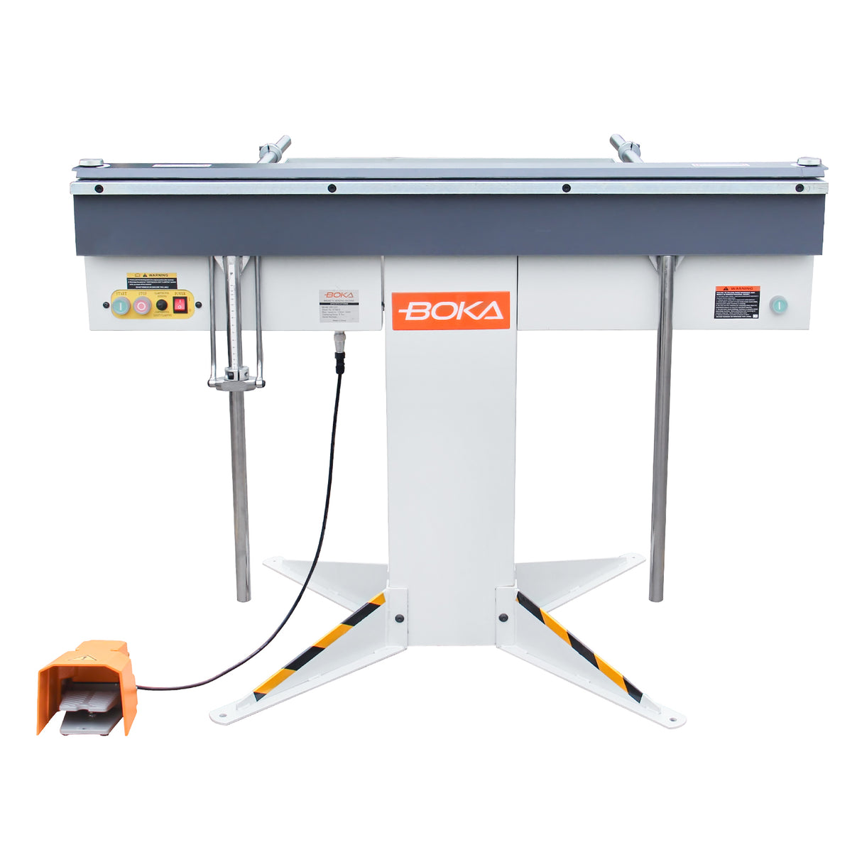 BOKA Magnetische Schwenkbiegemaschine – 1250 mm Arbeitsbreite, 1.6 mm Blechstärke EB-4816