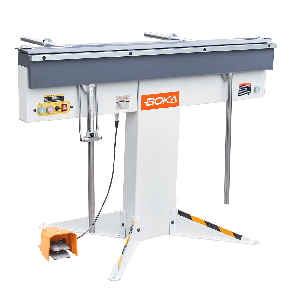 BOKA Magnetische Schwenkbiegemaschine – 1250 mm Arbeitsbreite, 1.6 mm Blechstärke EB-4816