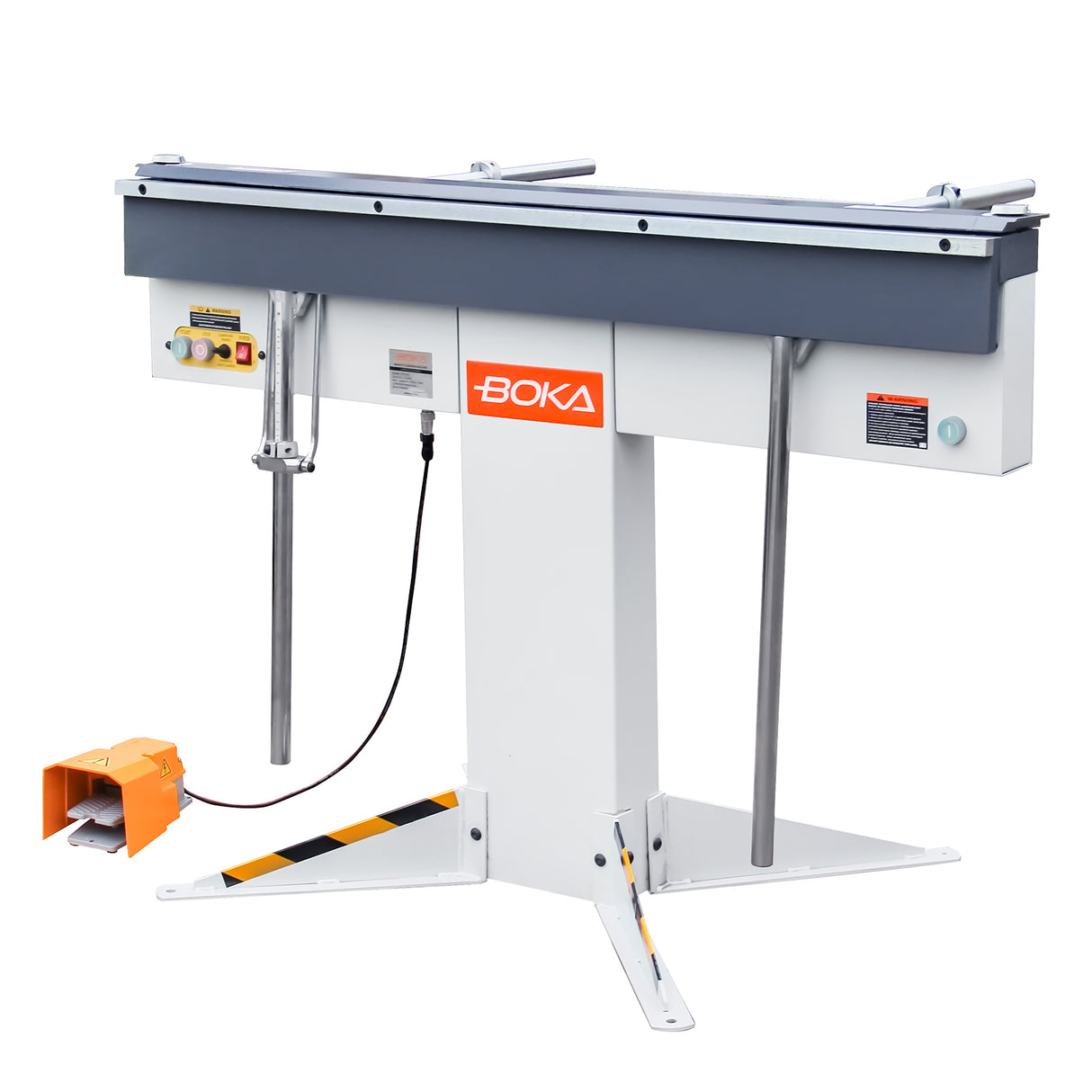 BOKA Magnetische Schwenkbiegemaschine – 1250 mm Arbeitsbreite, 1.6 mm Blechstärke EB-4816