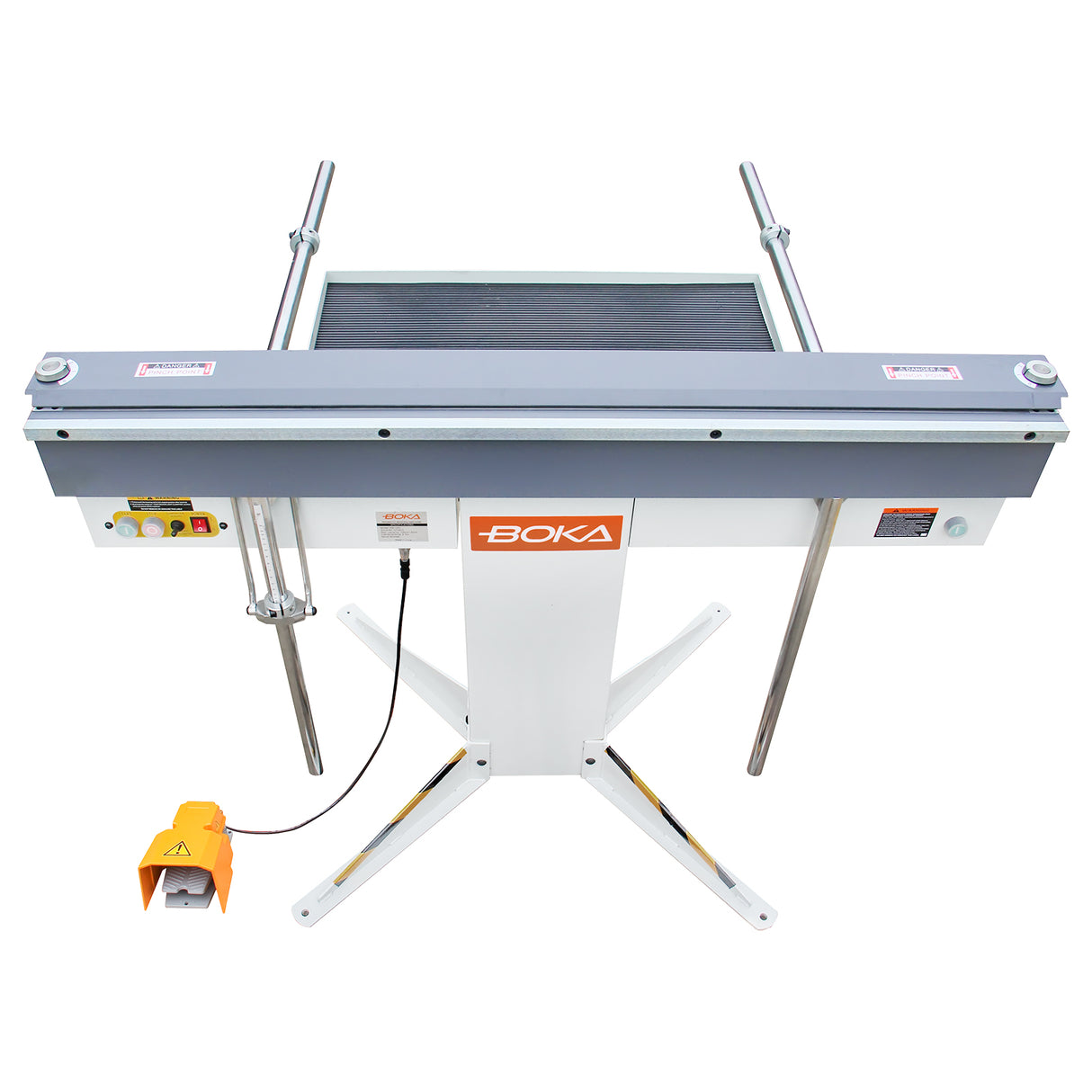 BOKA Magnetische Schwenkbiegemaschine – 1250 mm Arbeitsbreite, 1.6 mm Blechstärke EB-4816