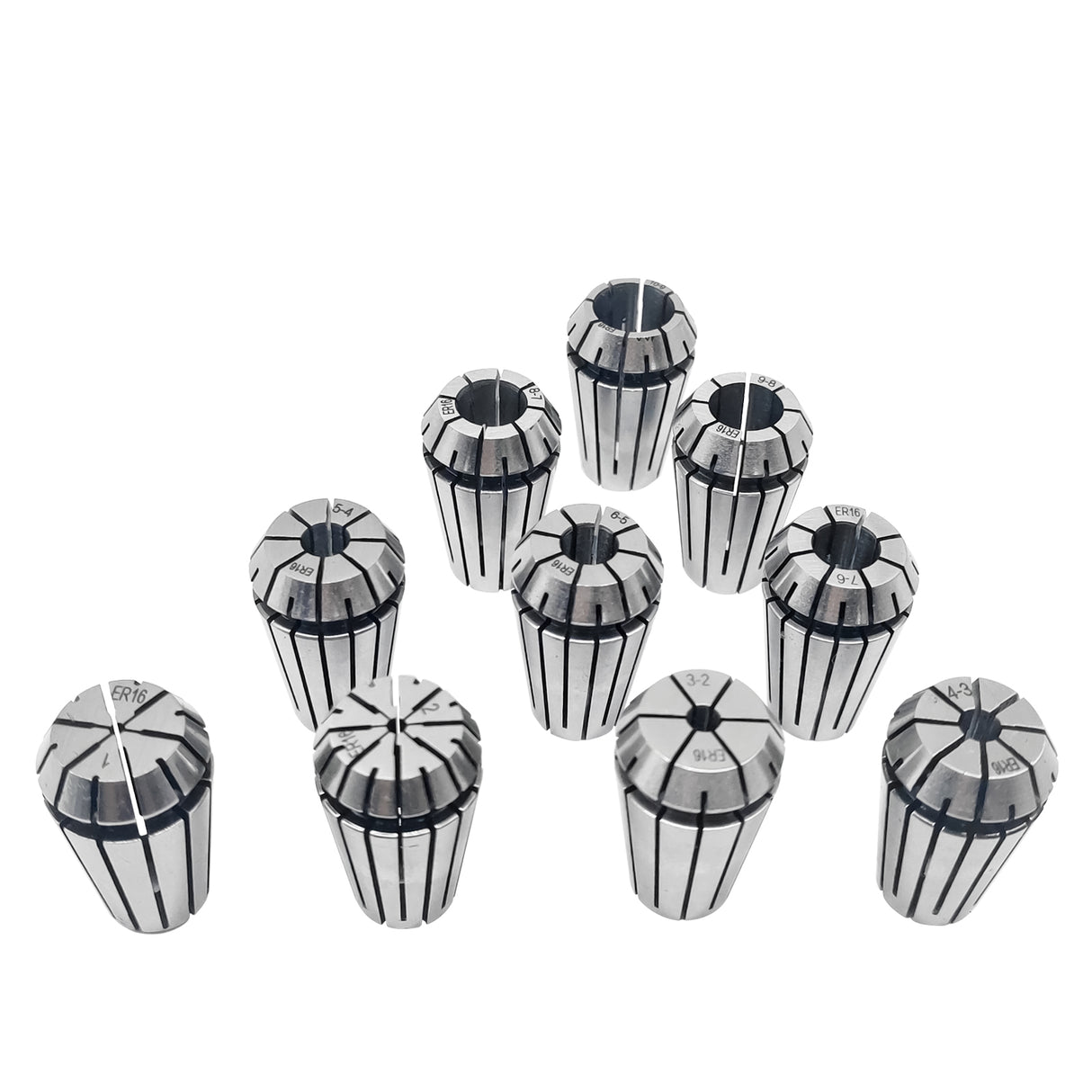 Boka Praezisions Spannzangen Set 0.01mm Rundlauf ER16 ER20 ER25 ER32 ER40 65Mn