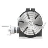 BOKA HV-10 Rundtisch 250 mm, horizontal & vertikal, MT3 Zentrierhülse, 6 T-Nuten, Präzisions-Teilapparat 360°, geeignet für Fräs- & Bohrarbeiten
