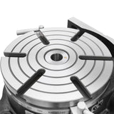 BOKA HV-10 Rundtisch 250 mm, horizontal & vertikal, MT3 Zentrierhülse, 6 T-Nuten, Präzisions-Teilapparat 360°, geeignet für Fräs- & Bohrarbeiten