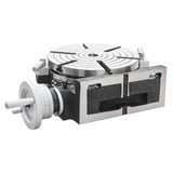 BOKA HV-12 Rundtisch 300 mm, horizontal & vertikal, MT4 Zentrierhülse, 6 T-Nuten, Präzisions-Teilapparat 360°, geeignet für Fräs- & Bohrarbeiten