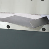BOKA Abkantbank 1270mm 2,0mm Stahl Fußpedal segmentierter Oberbalken – manuelle Blechbiegemaschine 0–135°, stabile Konstruktion, für Werkstatt & präzise Metallbearbeitung,  PBB-5014