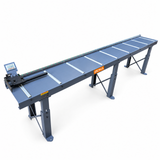 Roller Conveyor with Digital Length Stop, 3050 mm, BOKA RB365x3000D 365 mm usable width, 760–1060 mm working height and up to 400 kg load