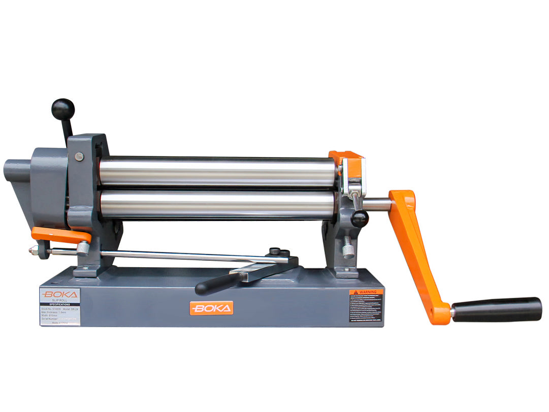 BOKA SR-12 Roll Bending Machine, 305mm Rolling Width, 1.5mm Capacity for Soft Steel, Manual Metal Bending Machine, Compact and Durable