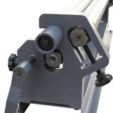 BOKA Rollenbördelmaschine, Blechwalzenmaschine mit abnehmbaren Walzen, 1300 mm 3-Walzen-Rundbiegemaschine für Blech und Rohre W01-5116